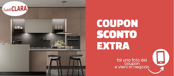 Coupon sconto extra arredo design Cucine