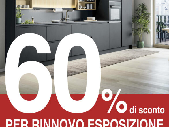 PROMO CUCINE FRATELLI CLARA TORINO 60% DI SCONTO PER RINNOVO ESPOSIZIONE